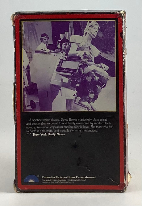 The Man Who Fell to Earth Full Flap *TAPE ROT*  BETA TAPE