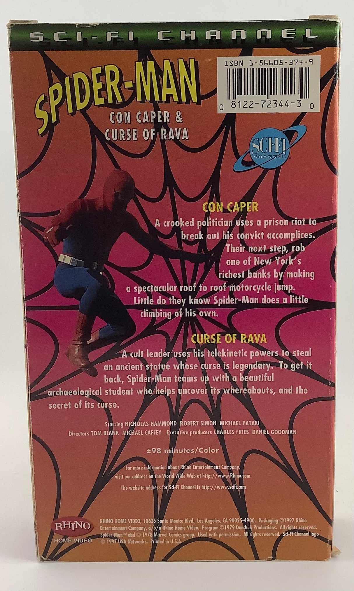 Spider-Man: Con Caper & Curse of Rava VHS