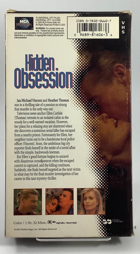 Hidden Obsession VHS