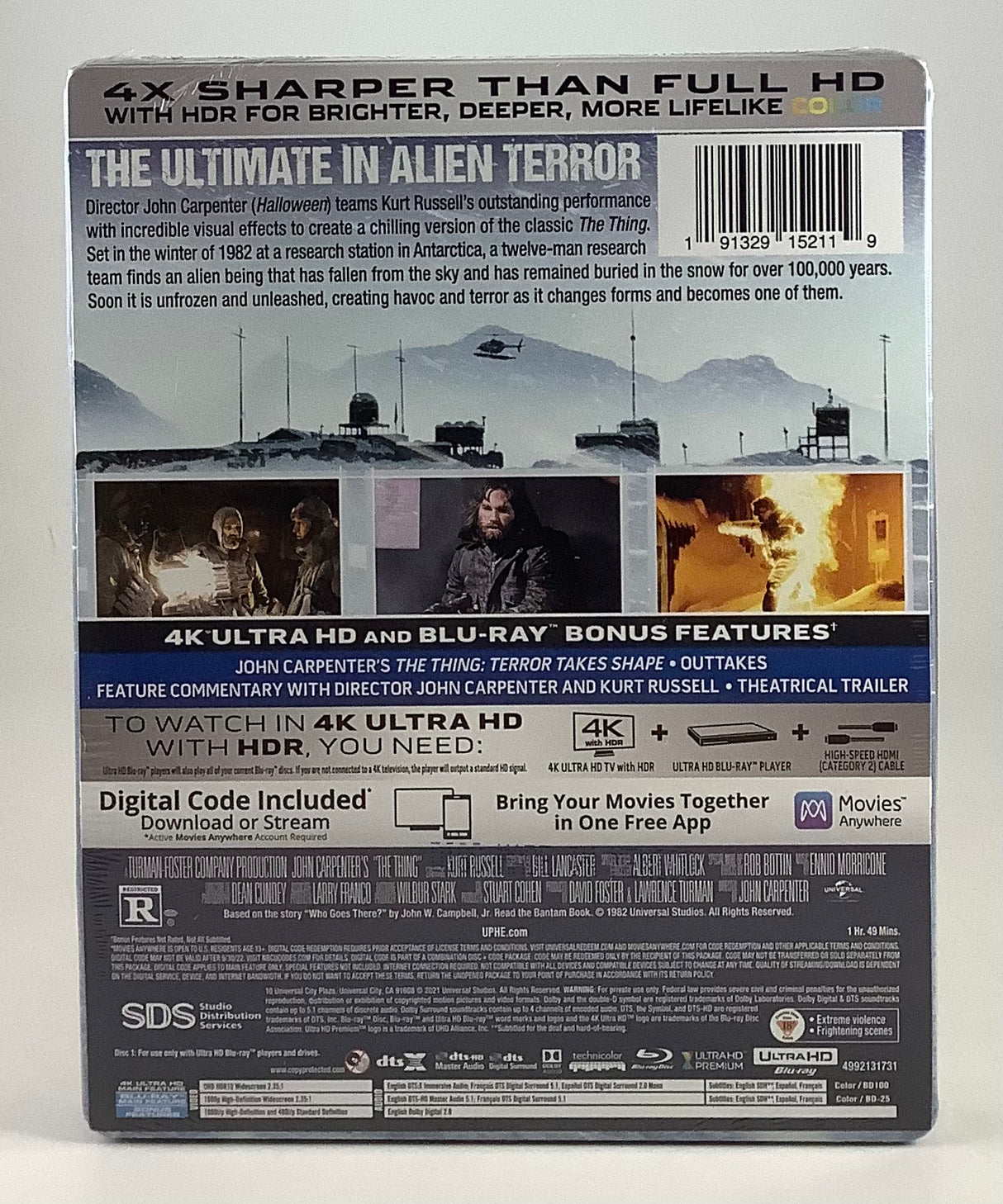 The Thing (4K UHD, Best Buy Limited Edition, Steelbook)