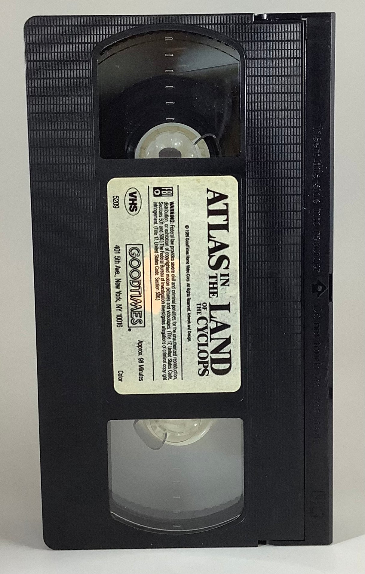 Atlas in the Land of the Cyclops VHS