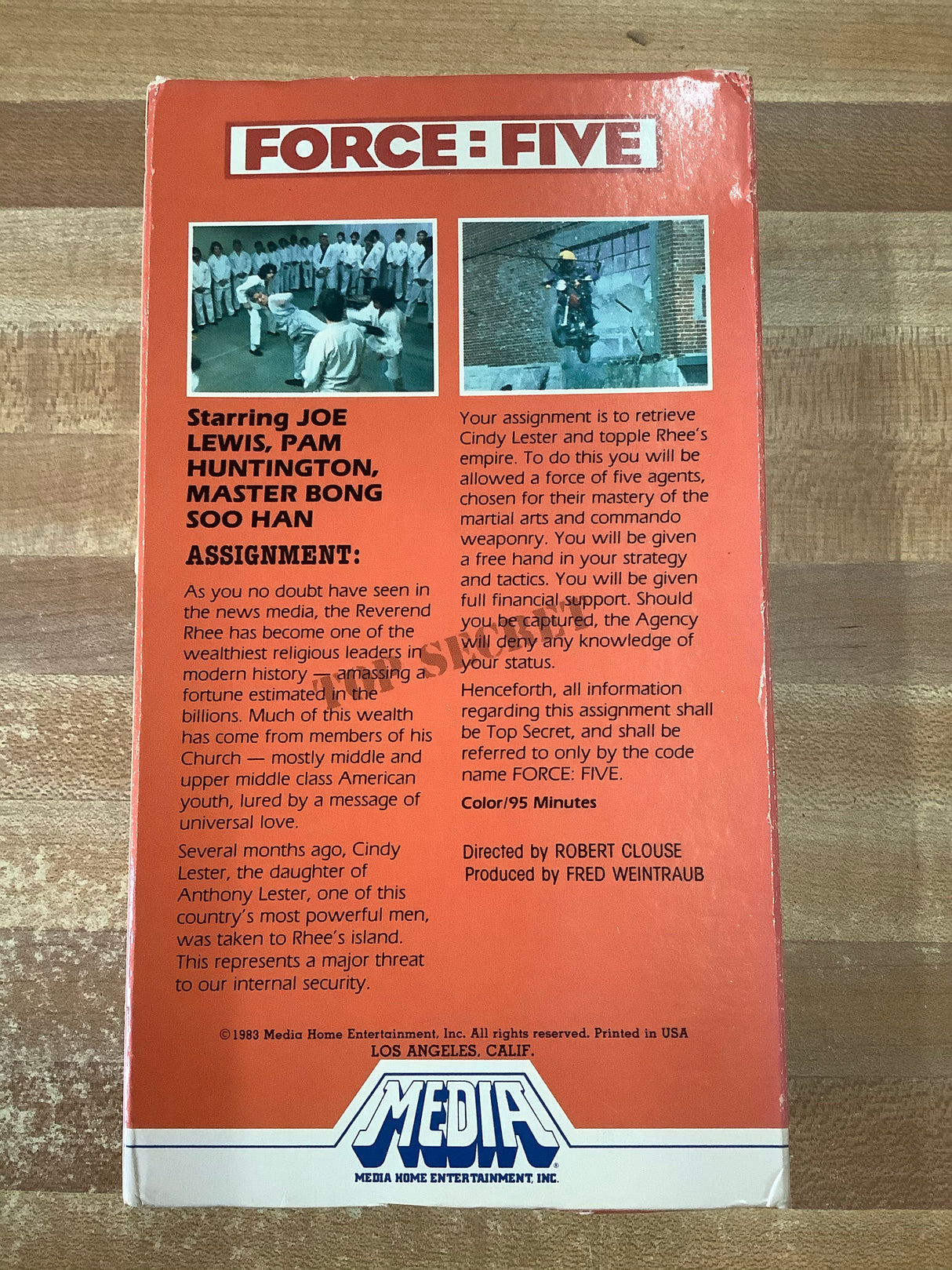 Force Five VHS