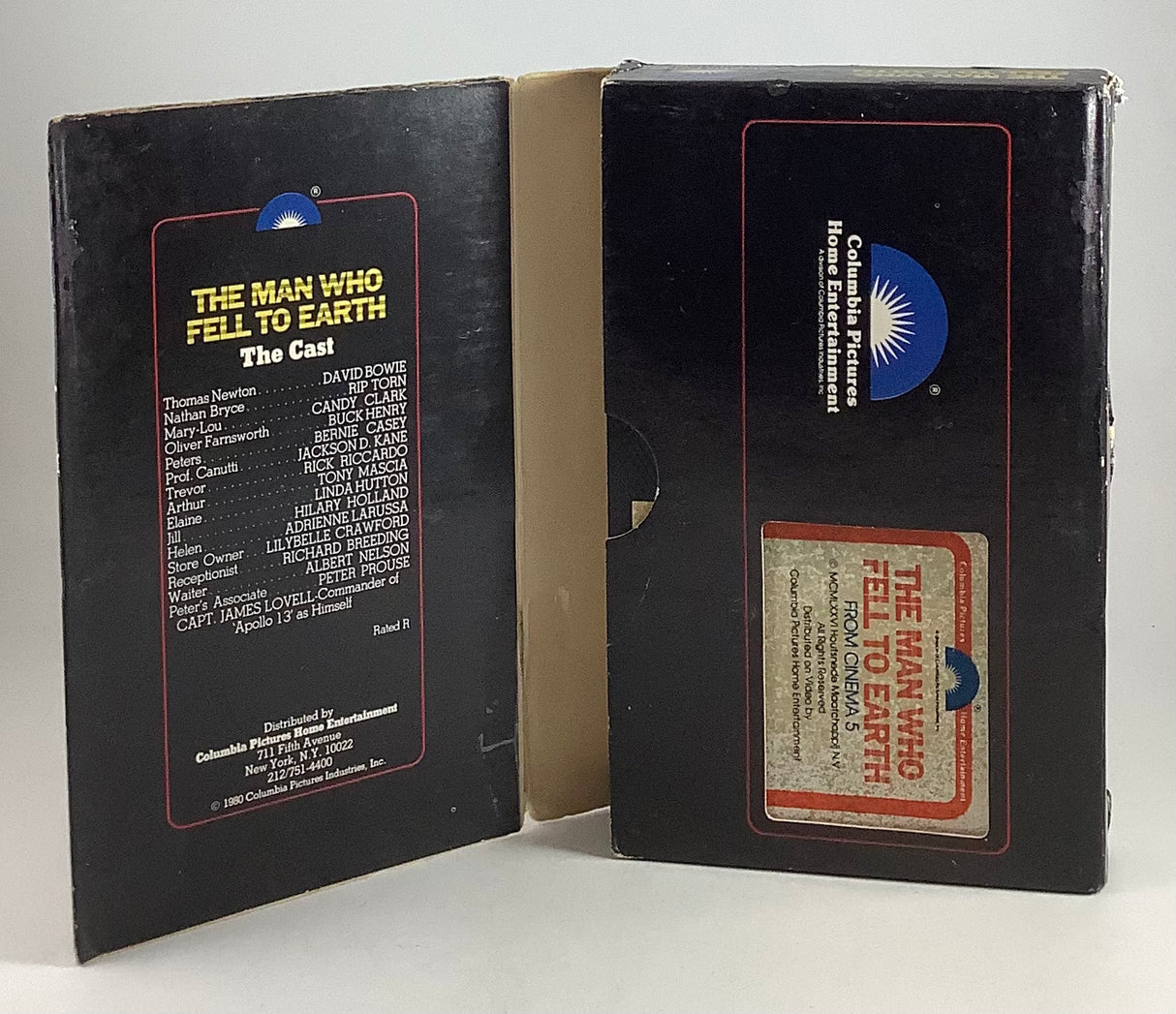 The Man Who Fell to Earth Full Flap *TAPE ROT*  BETA TAPE