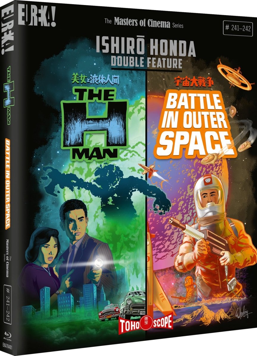 Ishirō Honda Double Feature: The H Man / Battle in Outer Space (Limited Edition, Region B) w/SLIP