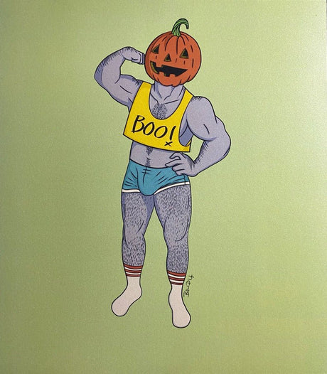 Jacked Glitter Paper Art Print - Local Artists