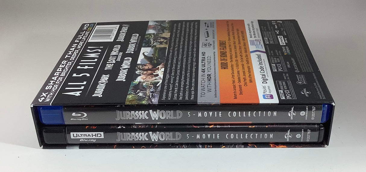 Jurassic World 5-Movie Collection 4K UHD USED