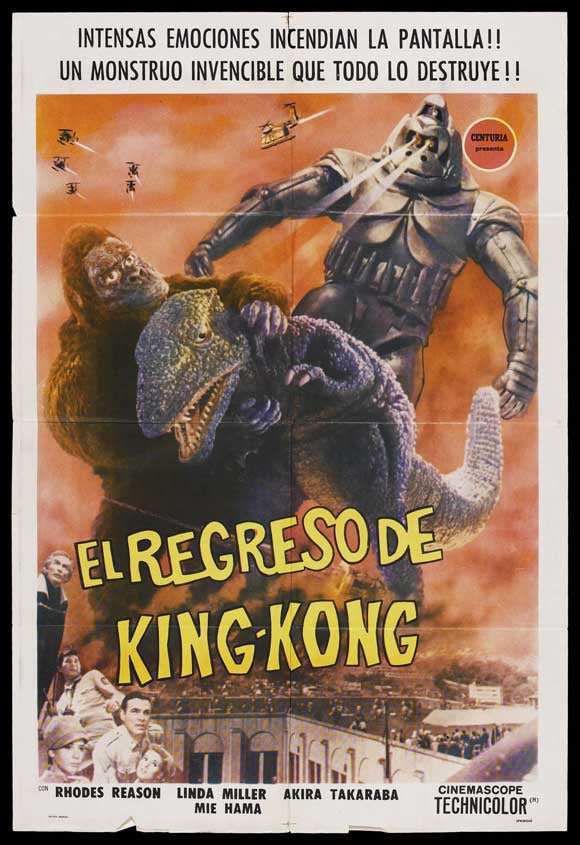 King Kong Escapes Poster 11x17