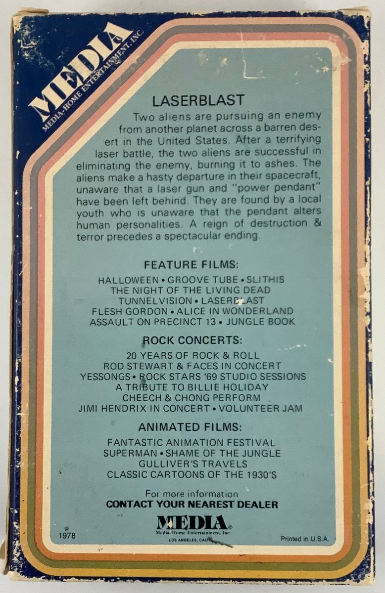 Laserblast Beta Tape - Used Other Formats