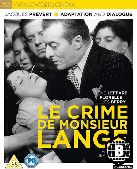 Le Crime de Monsieur Lange (Region B) w/SLIP