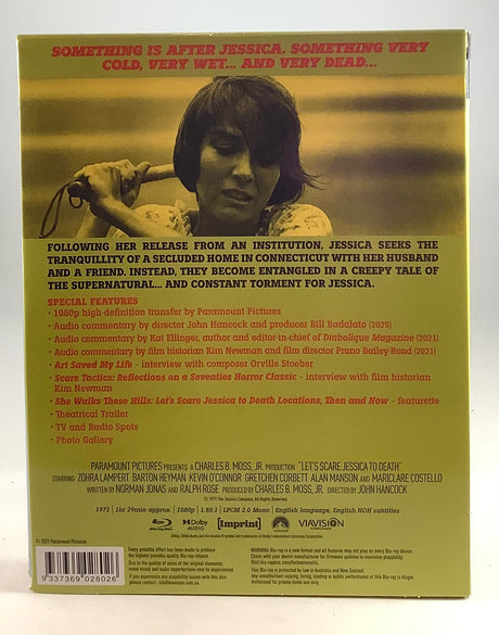 Let's Scare Jessica to Death (Limited Edition, Region Free) w/SLIP USED