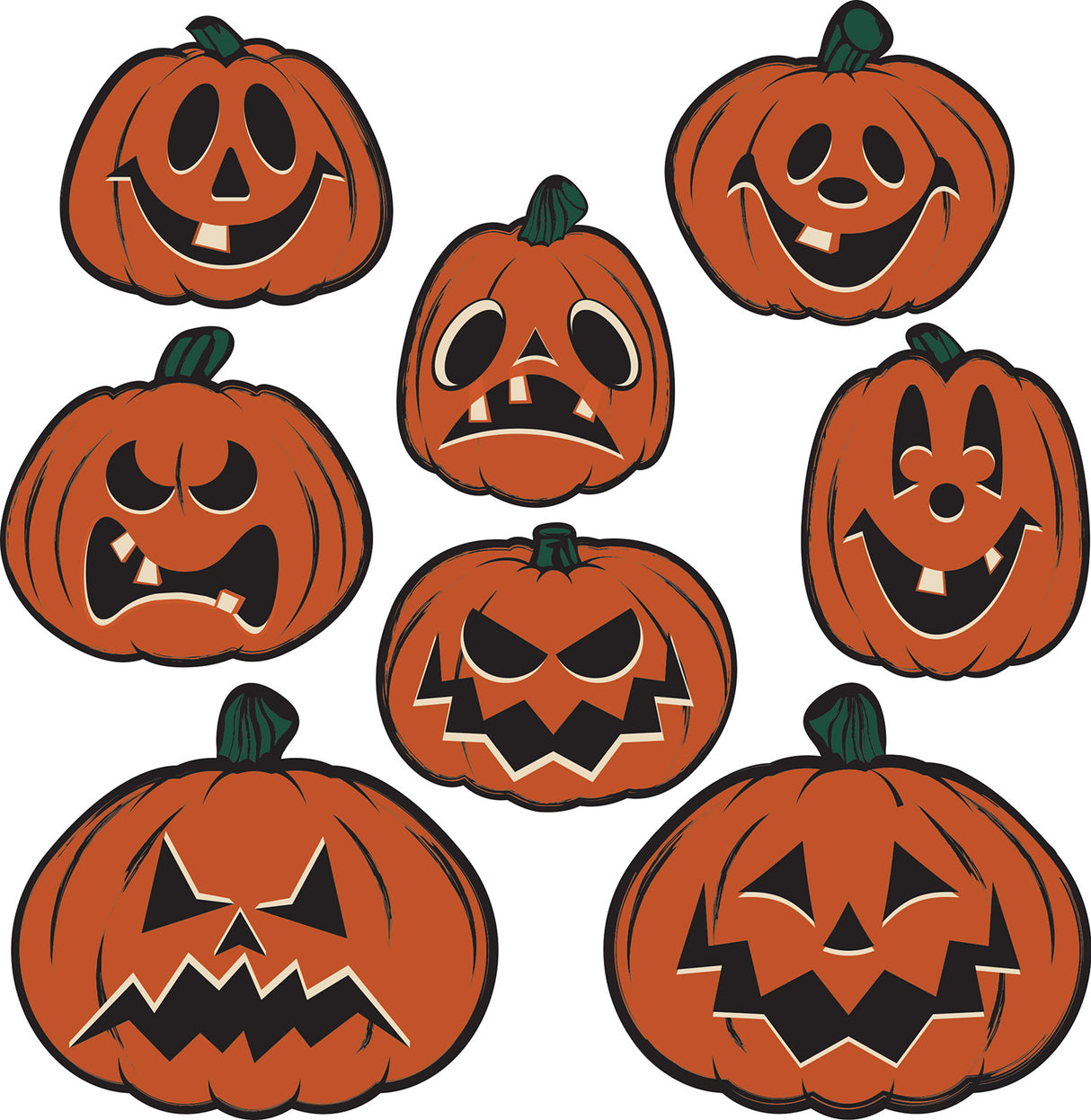 Halloween Pumpkin Cutouts