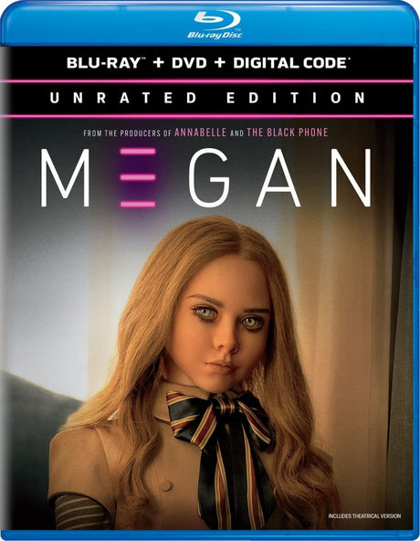 M3GAN (Unrated + Theatrical) w/SLIP - New Blu - Ray