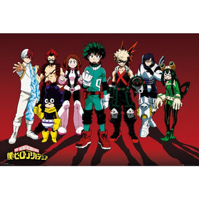 My Hero Academia Lineup Poster PICKUP ONLY - Posters/Stickers/Art