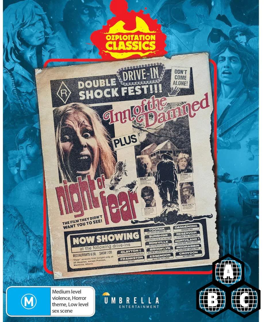 Night of Fear + Inn of the Damned (Region Free) w/SLIP - New Blu - Ray