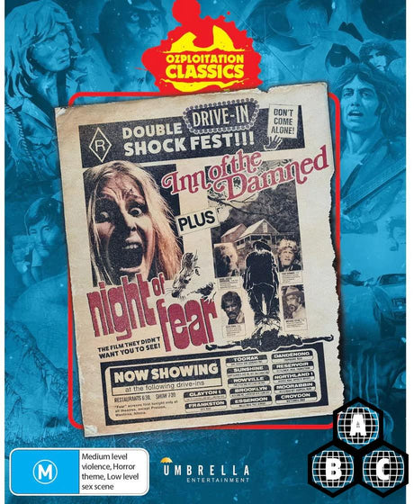 Night of Fear + Inn of the Damned (Region Free) w/SLIP - New Blu - Ray