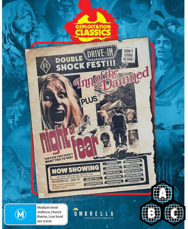 Night of Fear + Inn of the Damned (Region Free) w/SLIP - New Blu - Ray