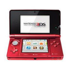 Nintendo 3DS Console - Flame Red [DAMAGED] (Loose) - Video Games - Nintendo 3DS