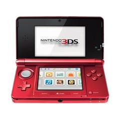Nintendo 3DS Console - Flame Red [DAMAGED] (Loose) - Video Games - Nintendo 3DS