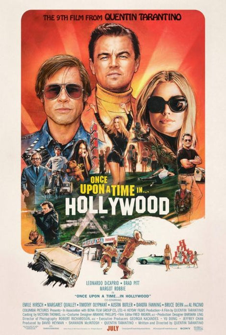 Once Upon a Time in Hollywood Poster - Posters/Stickers/Art