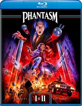 Phantasm I & II w/SLIP + Poster - New Blu - Ray