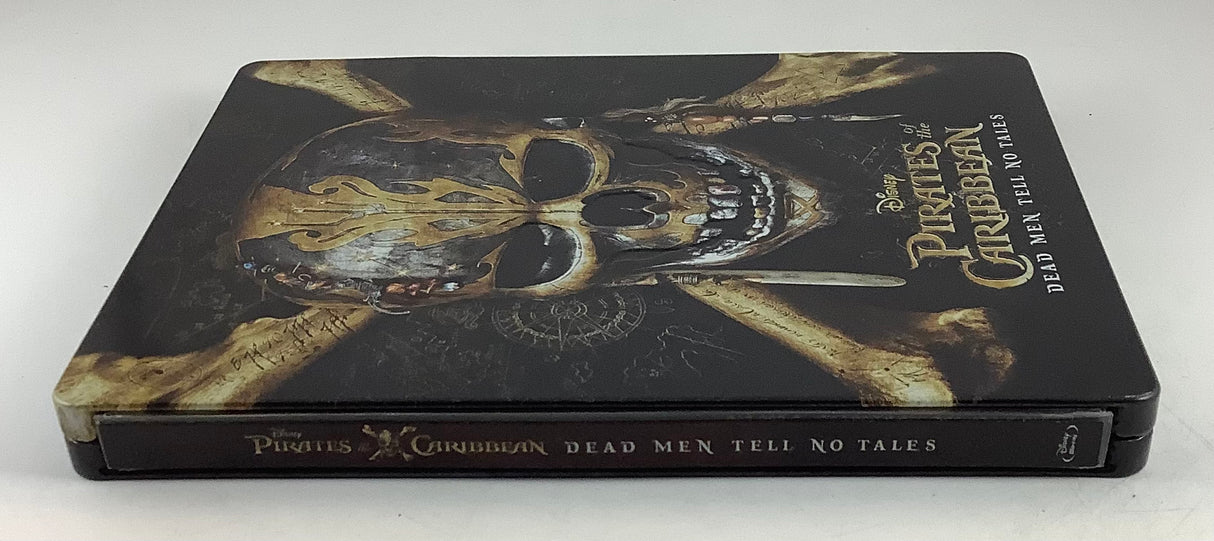 Pirates of the Caribbean: Dead Men Tell No Tales Steelbook (4K UHD + Blu-Ray Combo) USED