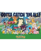 Pokemon All Time Favorites Poster PICKUP ONLY