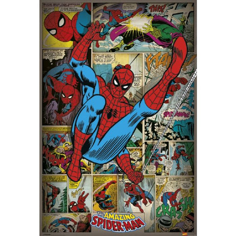 Poster Spider - Man Retro PICKUP ONLY - Posters/Stickers/Art