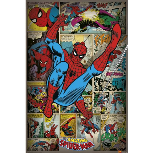 Poster Spider - Man Retro PICKUP ONLY - Posters/Stickers/Art