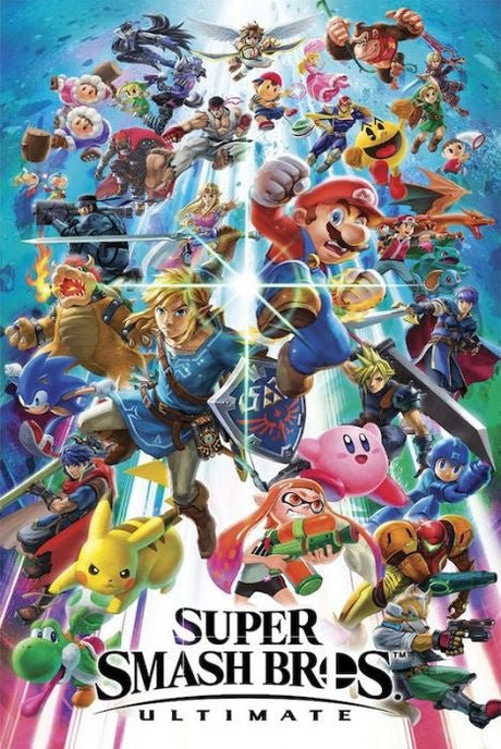 Poster Super Smash Brothers PICKUP ONLY