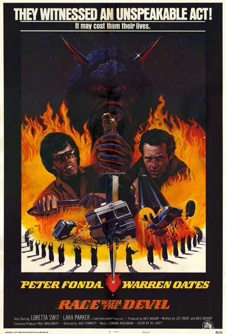 Race with the Devil Poster 11x17 - Posters/Stickers/Art