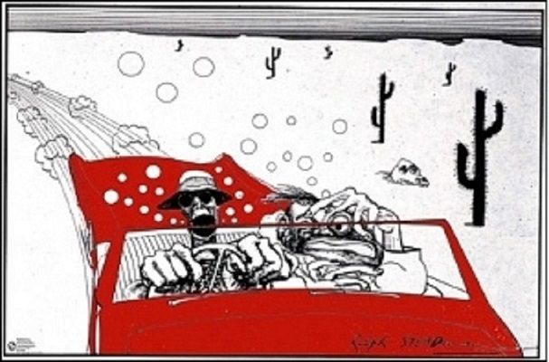 Ralph Steadman Fear & Loathing Poster