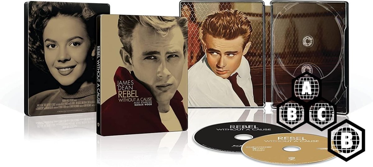 Rebel Without A Cause (UK, 4K UHD, Limited Edition Steelbook, Region Free/B)