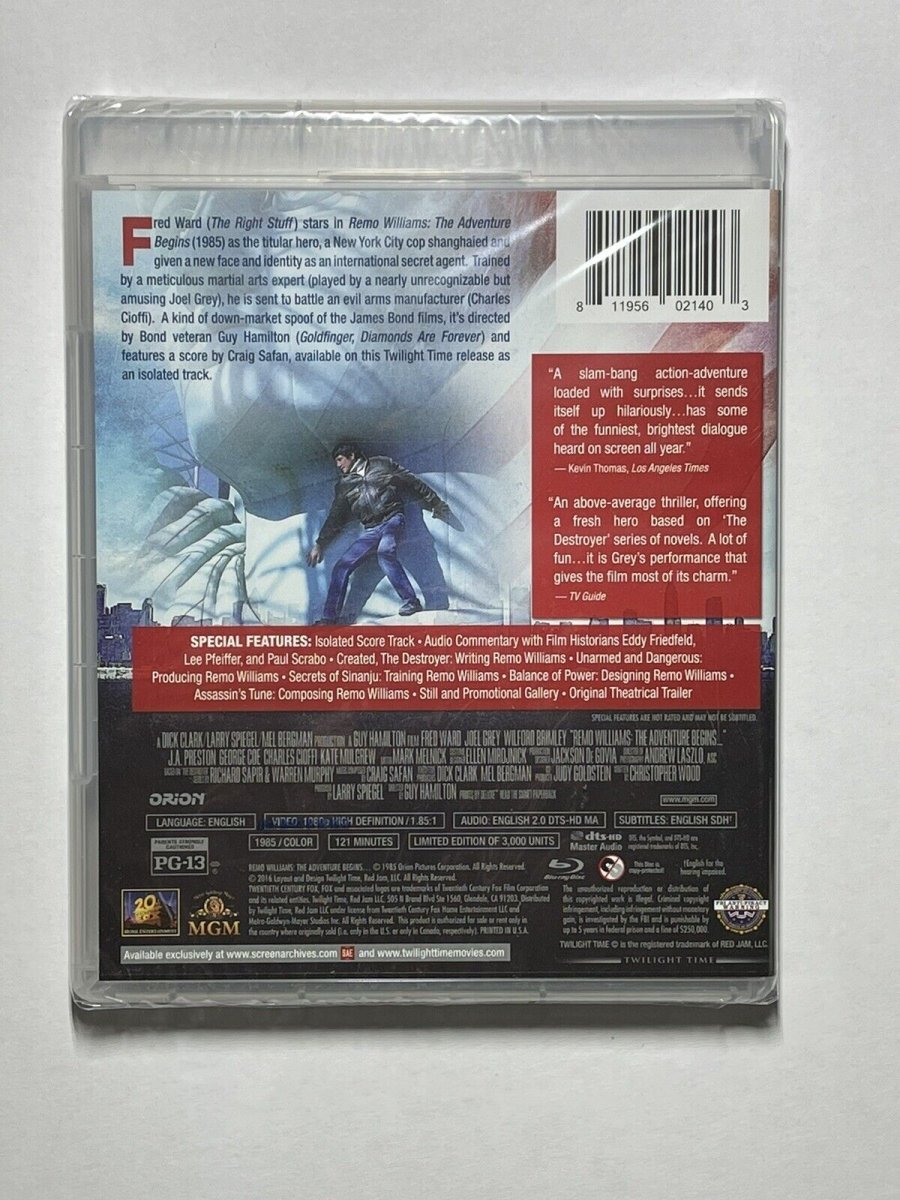 Remo Williams: The Adventure Begins USED