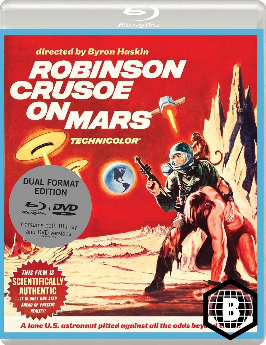 Robinson Crusoe on Mars (Region B) - New Blu - Ray