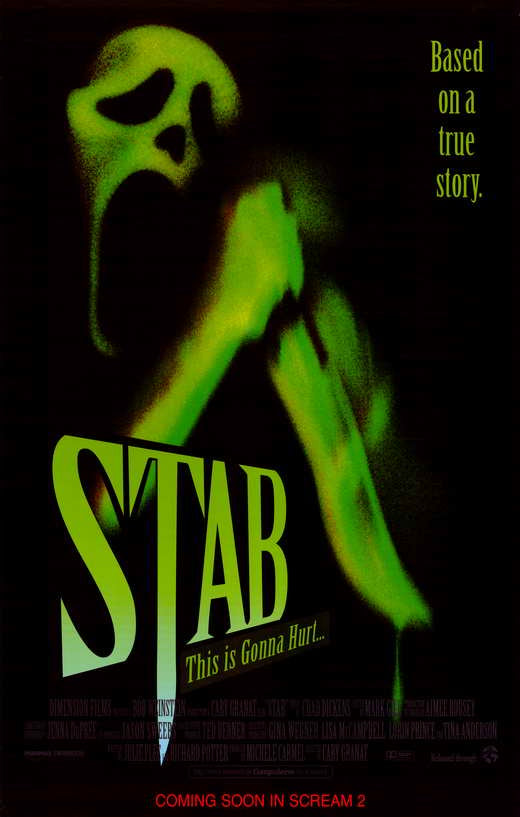 Stab / Scream 2 Poster 11x17