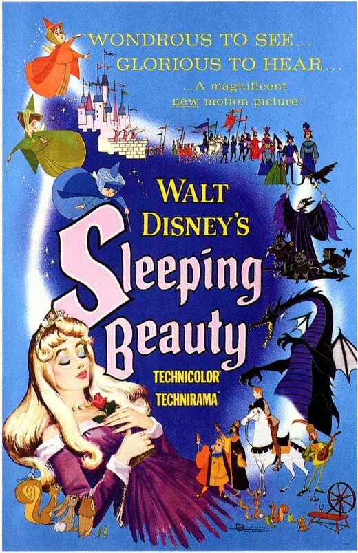 Sleeping Beauty Poster Style B 11x17 - Posters/Stickers/Art