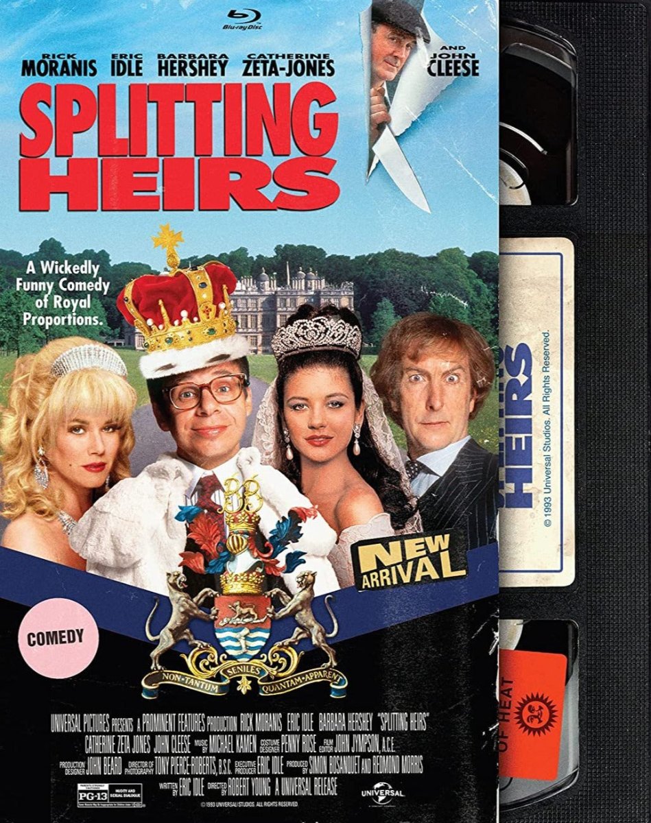 Splitting Heirs w/SLIP (Retro VHS Packaging) - New Blu - Ray