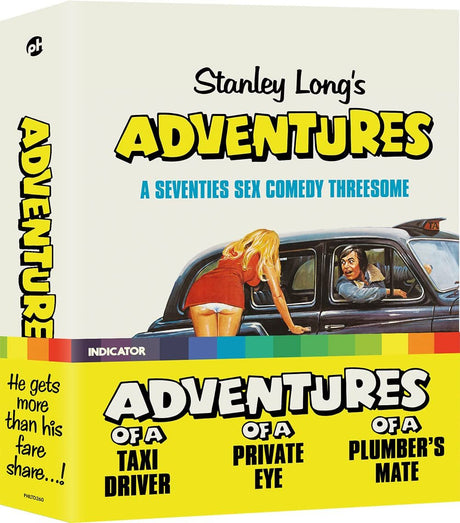 Stanley Long’s Adventures: A Sex Comedy Threesome (Limited Edition) - New Blu - Ray
