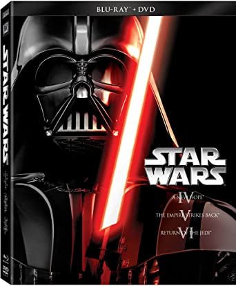 Star Wars Trilogy Episodes IV - VI (Blu - ray + DVD) w/SLIPCASE USED - Used Blu - Ray