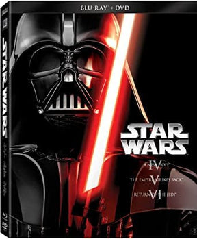 Star Wars Trilogy Episodes IV-VI (Blu-ray + DVD) w/SLIPCASE USED