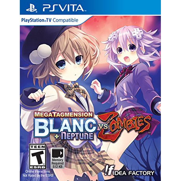 Mega Tagmension Blanc + Neptune VS Zombies Playstation Vita NEW