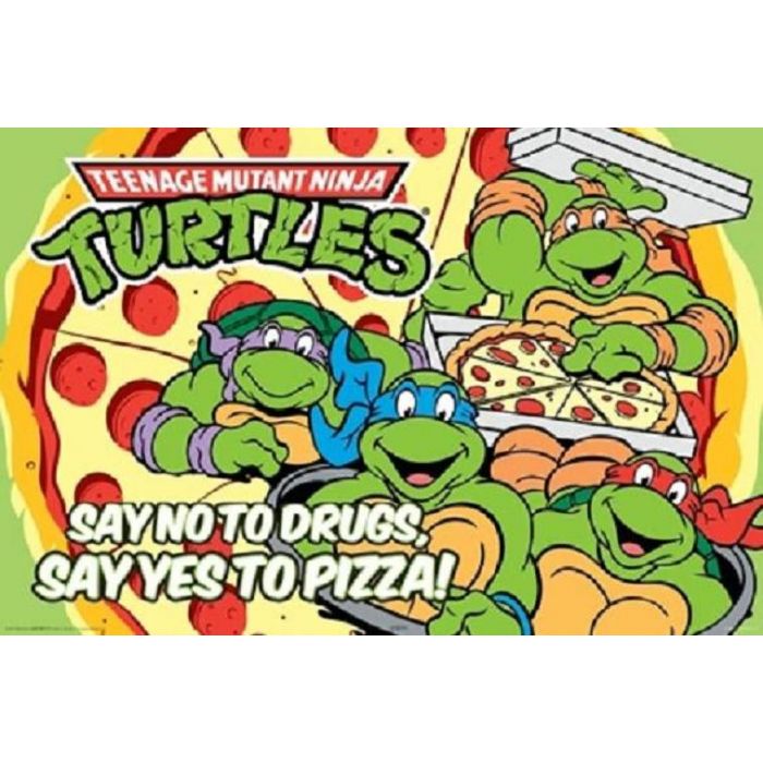 Teenage Mutant Ninja Turtles Pizza Poster PICKUP ONLY - Posters/Stickers/Art