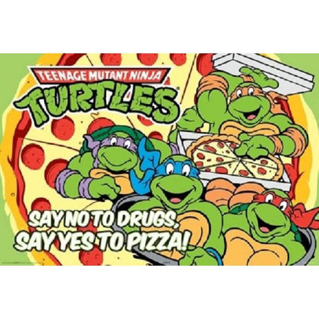 Teenage Mutant Ninja Turtles Pizza Poster PICKUP ONLY - Posters/Stickers/Art