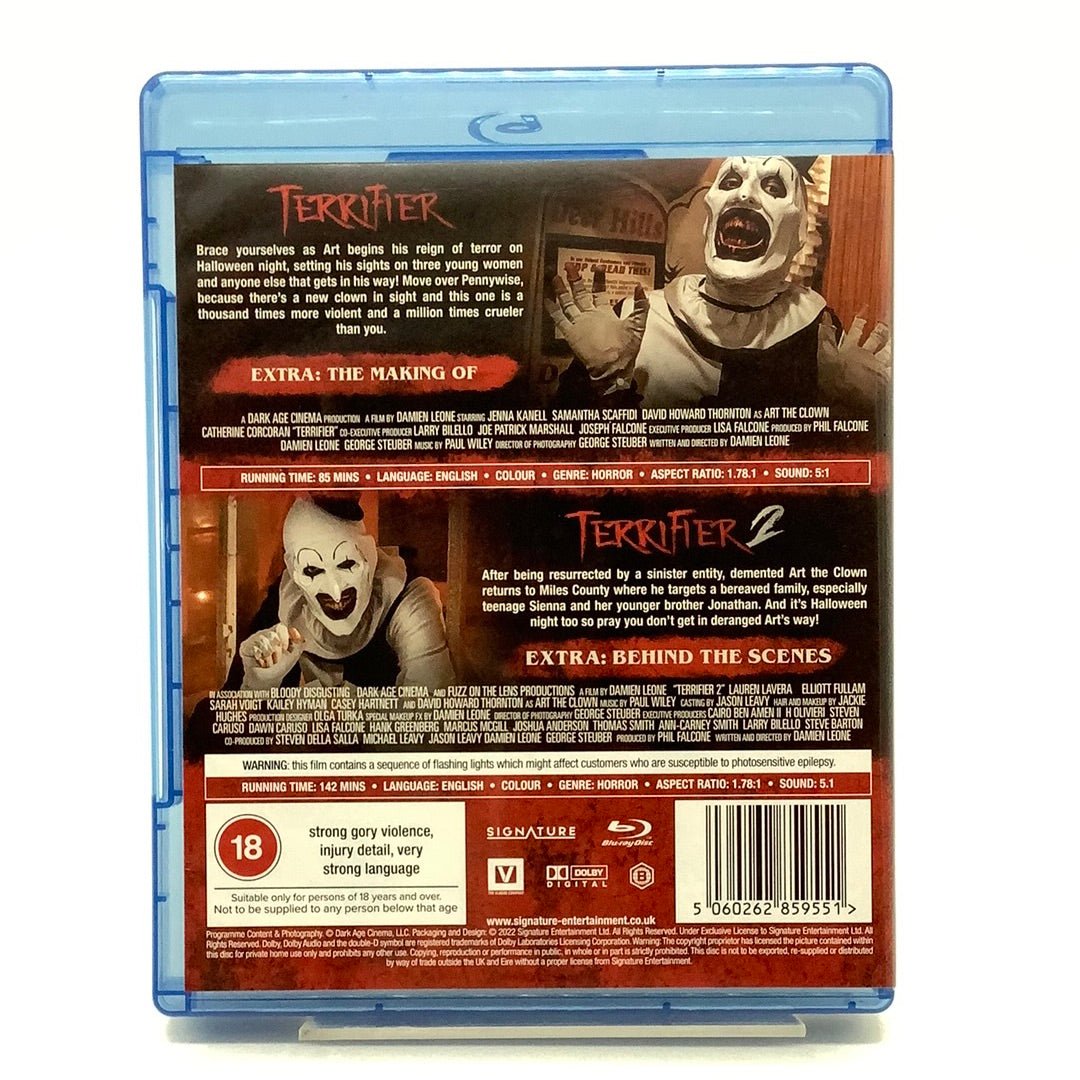 Terrifier / Terrifier 2 (Region B) USED - Used Blu - Ray