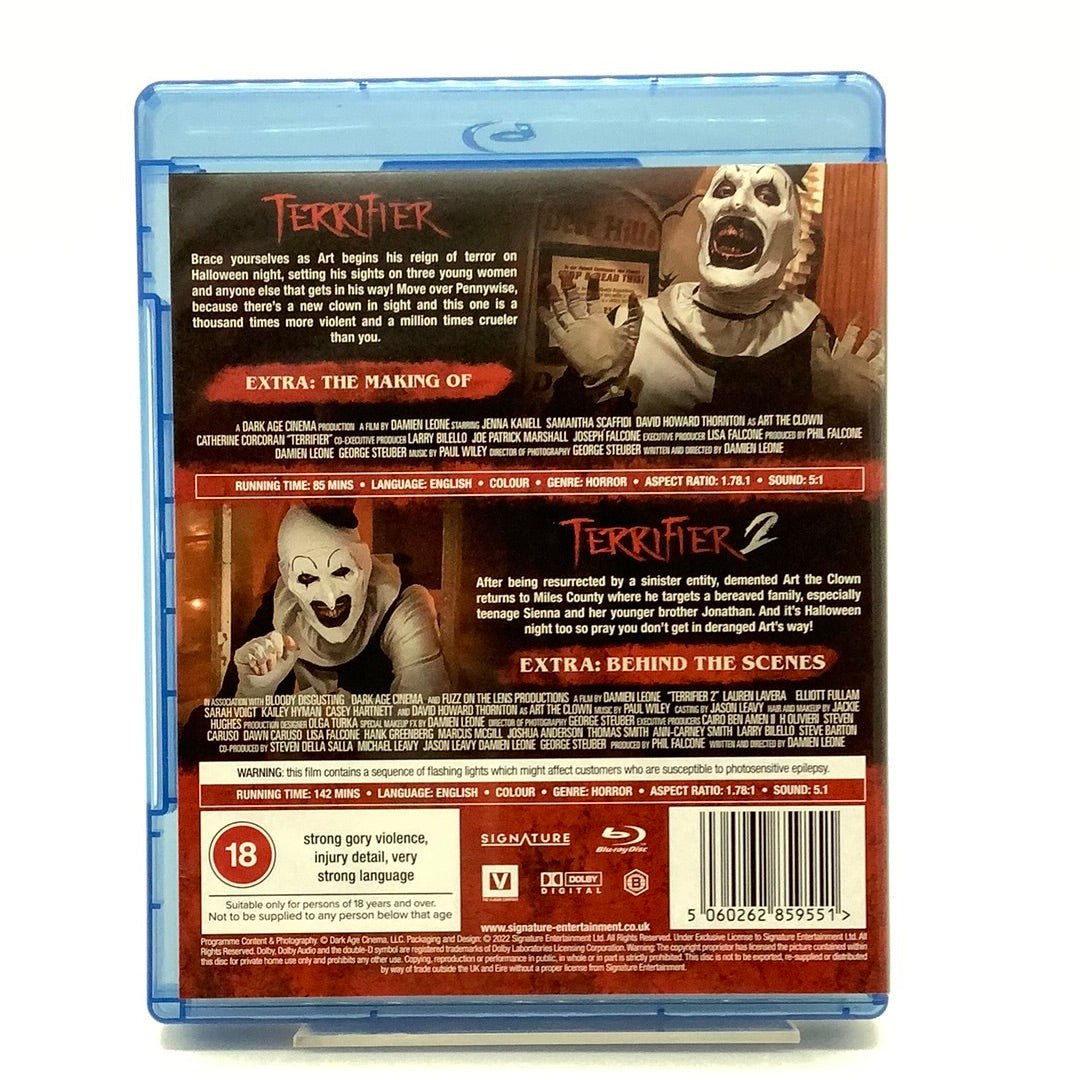 Terrifier / Terrifier 2 (Region B) USED - Used Blu - Ray