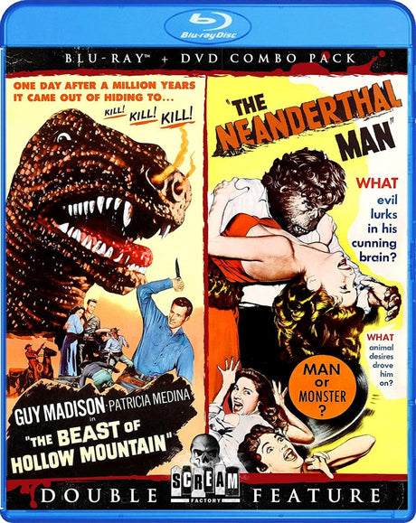 The Beast of Hollow Mountain/The Neanderthal Man USED - Used Blu-Ray