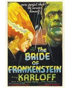 The Bride of Frankenstein Poster PICKUP ONLY - Posters/Stickers/Art