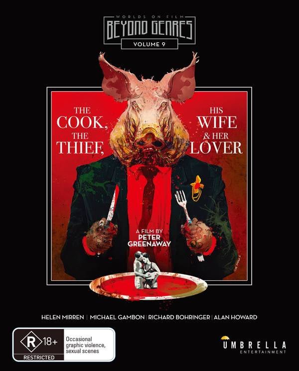 The Cook, The Thief, His Wife and Her Lover (Umbrella, Region Free) w/SLIP USED