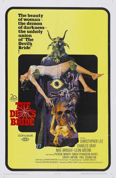 The Devil's Bride (The Devil Rides Out) Poster 11x17