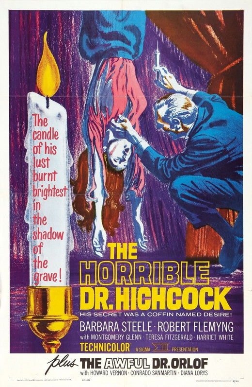 The Horrible Dr. Hichcock Poster 11x17